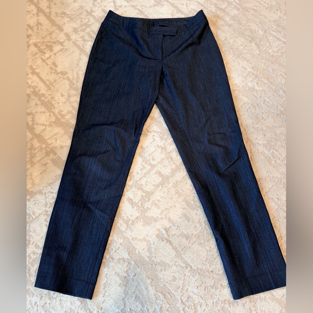 Zara Dark Blue Denim-look Tote